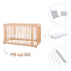 Lit bébé-Lit d'enfant 70x140 cm (3in1) en bois · Crea Due Nomad C300-M5000