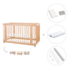 Lit bébé-Lit d'enfant 70x140 cm (3in1) en bois · Crea Due Nomad C300-M5000