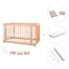 Lit bébé-Lit d'enfant 70x140 cm (3in1) en bois · Crea Due Nomad C300-M5000