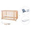 Baby cot-toddler bed (3in1) 70x140 cm wood · Crea Due Nomad C300-M5000