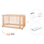 Cot- Bed for babies (3in1) Crea Due Nomad 70x140 - C300