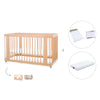 Baby cot-toddler bed (3in1) 70x140 cm wood · Crea Due Nomad C300-M5000