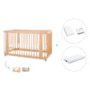 Baby cot-toddler bed (3in1) 70x140 cm wood · Crea Due Nomad C300-M5000