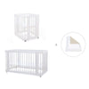 Mini berço, berço e cama tudo em um (4in1) branco · Crea Tre Bianco C301-M1100