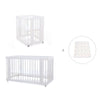 Mini berço, berço e cama tudo em um (4in1) branco · Crea Tre Bianco C301-M1100