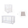 Mini berço, berço e cama tudo em um (4in1) branco · Crea Tre Bianco C301-M1100
