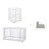 Mini berço, berço e cama tudo em um (4in1) branco · Crea Tre Bianco C301-M1100