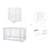 Mini berço, berço e cama tudo em um (4in1) branco · Crea Tre Bianco C301-M1100