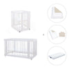 Mini berço, berço e cama tudo em um (4in1) branco · Crea Tre Bianco C301-M1100