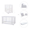Mini berço, berço e cama tudo em um (4in1) branco · Crea Tre Bianco C301-M1100