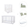 Mini berço, berço e cama tudo em um (4in1) branco · Crea Tre Bianco C301-M1100