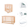 Wooden crib, cot and bed all-in-one (4in1) · Crea Tre Nomad C301-M5000