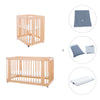 Wooden crib, cot and bed all-in-one (4in1) · Crea Tre Nomad C301-M5000