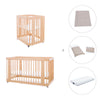 Wooden crib, cot and bed all-in-one (4in1) · Crea Tre Nomad C301-M5000