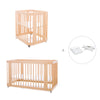 Wooden crib, cot and bed all-in-one (4in1) · Crea Tre Nomad C301-M5000