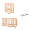 Berceau, lit bébé et lit d'enfant (4in1) en bois · Crea Tre Nomad C301-M5000