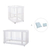 White crib, cot and bed all-in-one (4in1) · Crea Tre Bianco C301-M1100