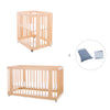 Berceau, lit bébé et lit d'enfant (4in1) en bois · Crea Tre Nomad C301-M5000