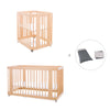 Wooden crib, cot and bed all-in-one (4in1) · Crea Tre Nomad C301-M5000