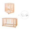 Wooden crib, cot and bed all-in-one (4in1) · Crea Tre Nomad C301-M5000