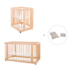 Wooden crib, cot and bed all-in-one (4in1) · Crea Tre Nomad C301-M5000