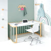 Berceau, lit bébé et lit d'enfant (4in1) bois/vert · Crea Plus Tre C351-M5057