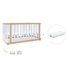 Babybett-Bett 70x140 cm (3in1) Holz/weiss · Crea Plus Due C350-M5011