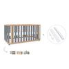 Cot-bed 70x140 cm (3in1) wooden/grey · Crea Plus Due C350-M5058