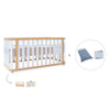 Babybett-Bett 70x140 cm (3in1) Holz/weiss · Crea Plus Due C350-M5011