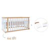 Cot-bed 70x140 cm (3in1) wooden/white · Crea Plus Due C350-M5011