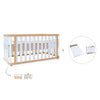 Cot-bed 70x140 cm (3in1) wooden/white · Crea Plus Due C350-M5011