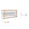 Cot-bed 70x140 cm (3in1) wooden/white · Crea Plus Due C350-M5011