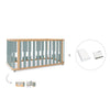 Cot-bed 70x140 cm (3in1) wooden/green · Crea Plus Due C350-M5057