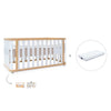 Lit bébé-Lit d'enfant 70x140 cm (3in1) bois/blanc · Crea Plus Due C350-M5011