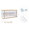 Lit bébé-Lit d'enfant 70x140 cm (3in1) bois/blanc · Crea Plus Due C350-M5011