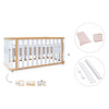 Lit bébé-Lit d'enfant 70x140 cm (3in1) bois/blanc · Crea Plus Due C350-M5011