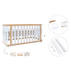 Cot-bed 70x140 cm (3in1) wooden/white · Crea Plus Due C350-M5011