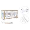 Cot-bed 70x140 cm (3in1) wooden/white · Crea Plus Due C350-M5011