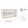 Cot-bed 70x140 cm (3in1) wooden/white · Crea Plus Due C350-M5011