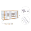 Cot-bed 70x140 cm (3in1) wooden/white · Crea Plus Due C350-M5011