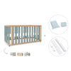 Cot-bed 70x140 cm (3in1) wooden/green · Crea Plus Due C350-M5057