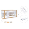 Cot-bed 70x140 cm (3in1) wooden/white · Crea Plus Due C350-M5011