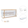 Lit bébé-Lit d'enfant 70x140 cm (3in1) bois/blanc · Crea Plus Due C350-M5011