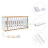 Cot-bed 70x140 cm (3in1) wooden/white · Crea Plus Due C350-M5011