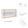 Lit bébé-Lit d'enfant 70x140 cm (3in1) bois/blanc · Crea Plus Due C350-M5011