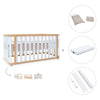 Cot-bed 70x140 cm (3in1) wooden/white · Crea Plus Due C350-M5011