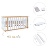 Cot-bed 70x140 cm (3in1) wooden/white · Crea Plus Due C350-M5011