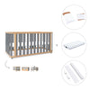 Cot-bed 70x140 cm (3in1) wooden/grey · Crea Plus Due C350-M5058