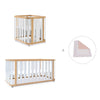 Crib, cot and bed (4in1) wooden/white · Crea Plus Tre C351-M5011