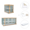 Mini berço, berço e cama (4in1) madeira/verde · Crea Plus Tre C351-M5057